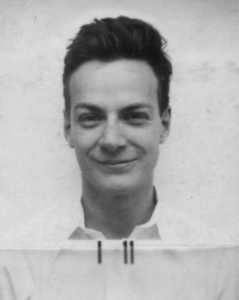 Richard Feynman, Los Alamos identity badge photograph